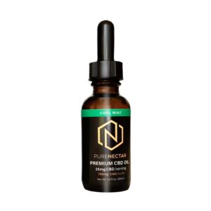 Broad-spectrum CBD oil 750mg mint flavor – medium-strength formula for stress and sleep