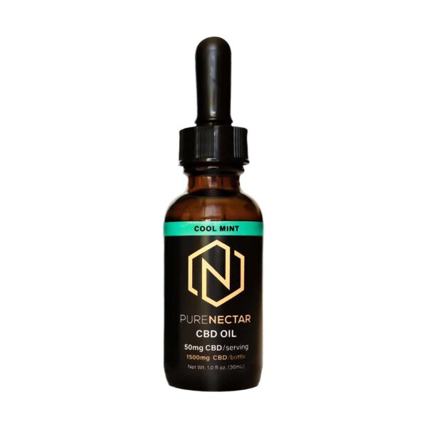 CBD oil 1500mg mint – broad-spectrum, THC-free oil for anxiety, recovery, and sleep support