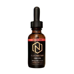 CBD oil 1500mg orange flavor – THC-free broad-spectrum formula for calm and clarity