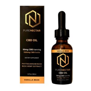 CBD oil 1500mg vanilla flavor – soothing, THC-free hemp extract for emotional and physical balance